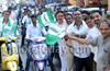 JD(S) holds bike rally in city